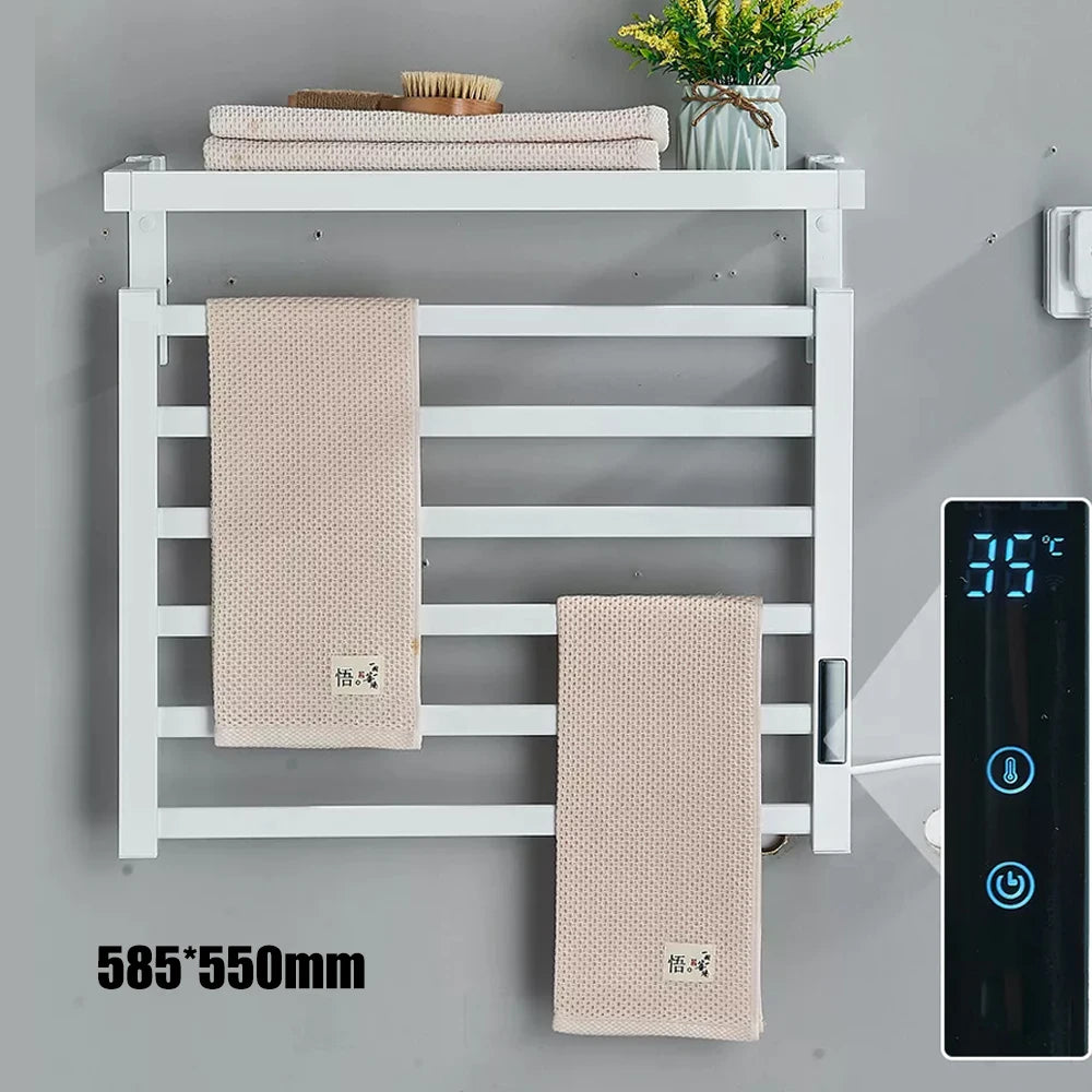 Onyzpily Digital Touch Thermostatic Heated Towel Rack