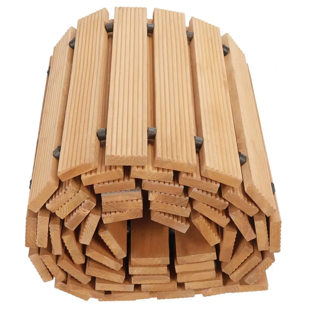 Wooden Garden Pathway Roll Outdoor Walkway Mat Patio