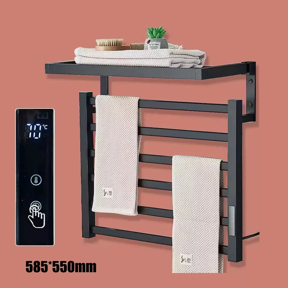 Onyzpily Digital Touch Thermostatic Heated Towel Rack