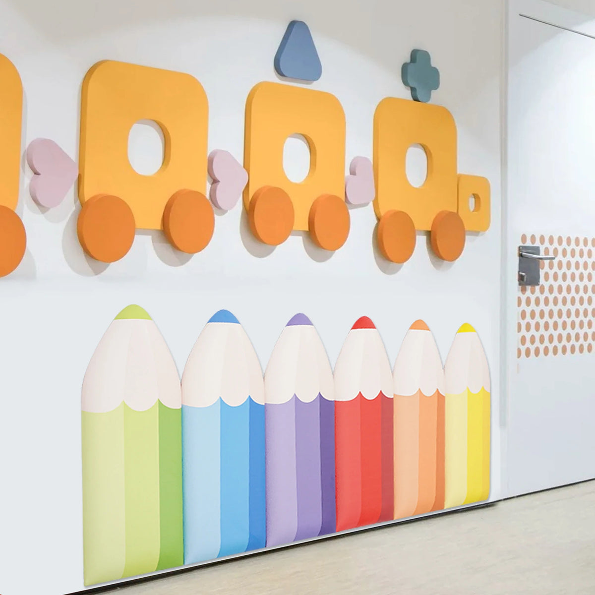 Anti-Collision Wall Protector Pencil Stickers Self-Adhesive Cushion Padding For Kids Rooms