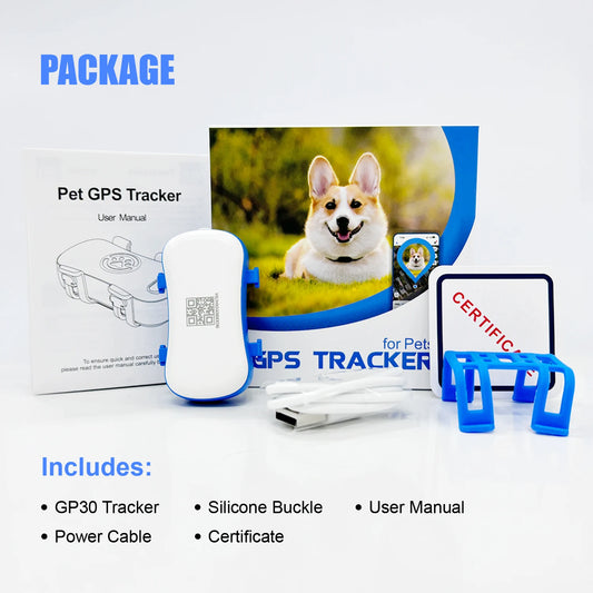 Wanwaytech 4G WiFi GPS Pet Tracker With Anti-Lost Locator