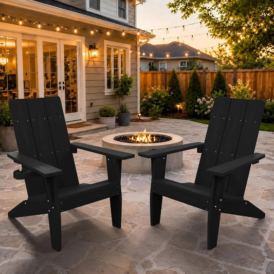Modern Plastic Adirondack Chairs For Outdoor Garden Use