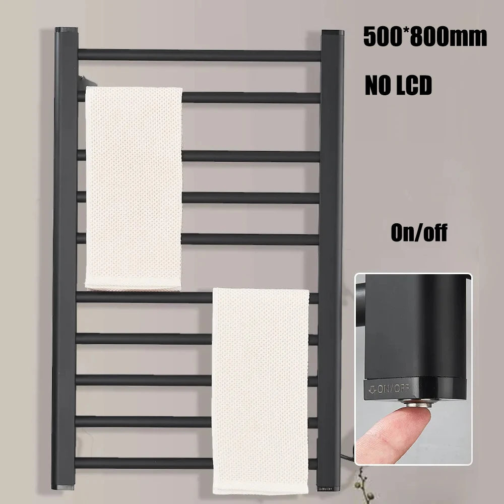 Onyzpily Digital Touch Thermostatic Heated Towel Rack