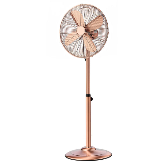 SucceBuy High Velocity Metal Pedestal Fan With Adjustable Height