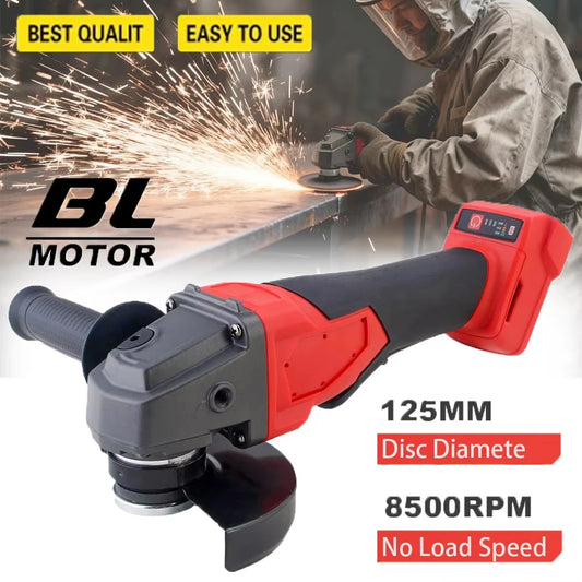 Magnitt 125mm Brushless Cordless Electric Angle With 3 Gears