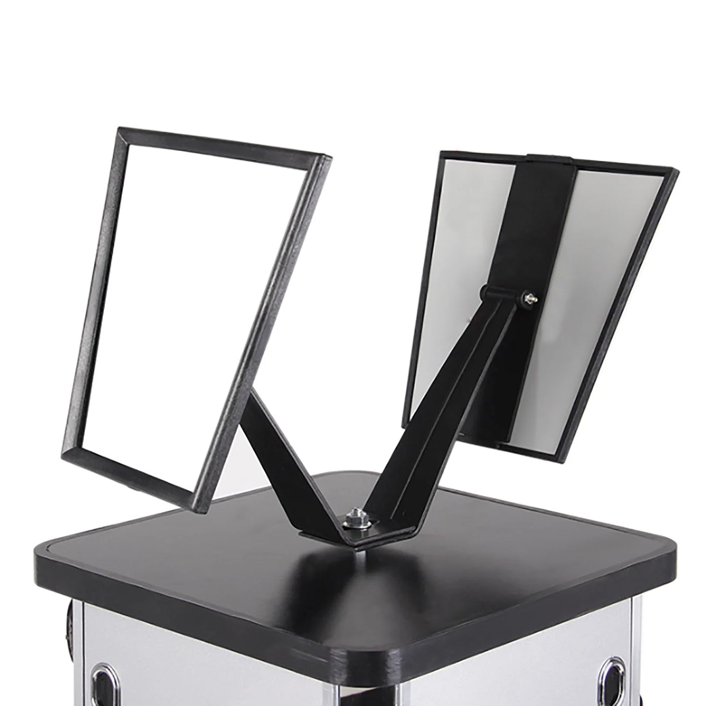 Freestanding Metal Sunglasses Display Stand With Mirror