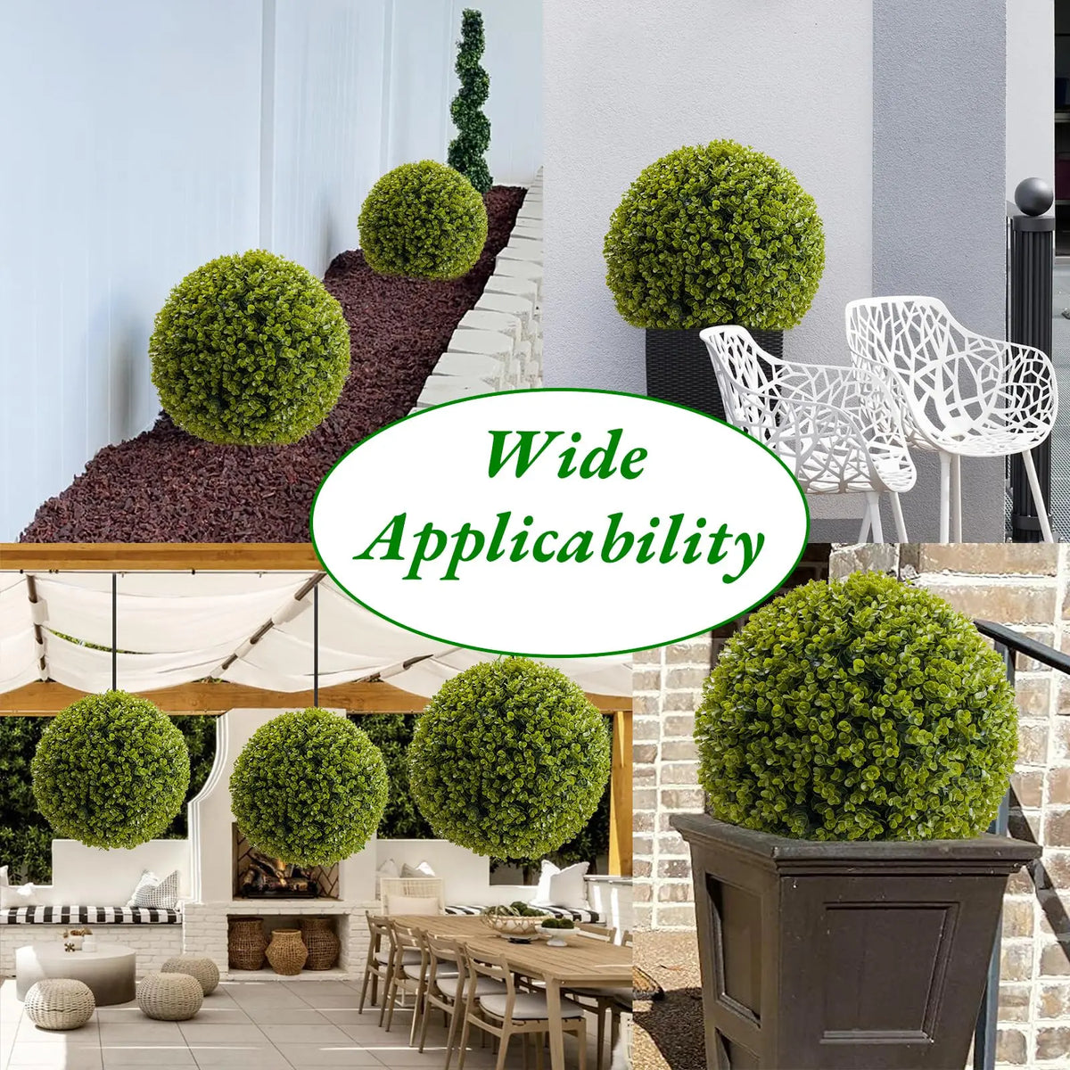 Studyset Artificial Topiary Balls For Outdoor And Wedding Decor