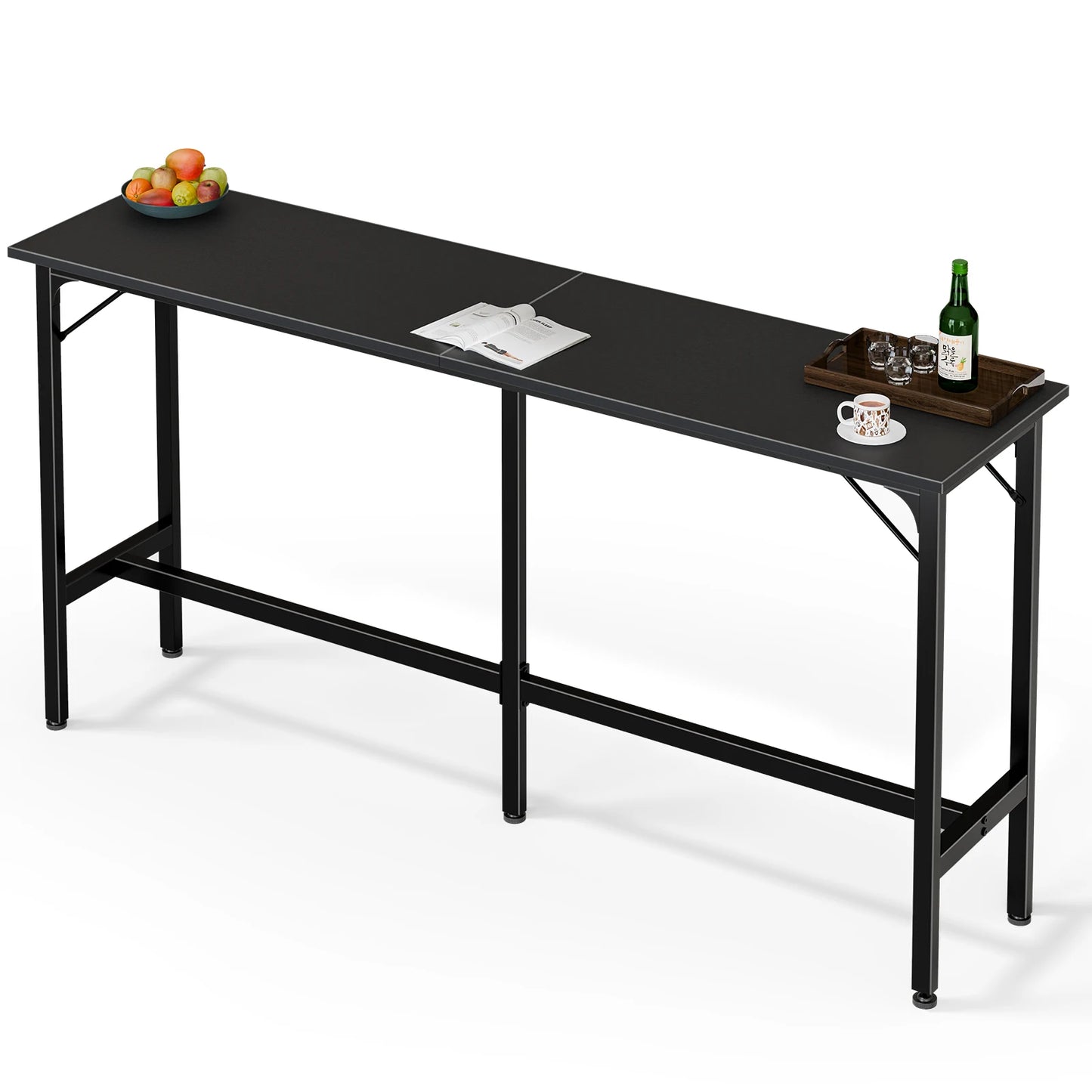 JHK Rectangular Metal Coffee Table For Home Living Room