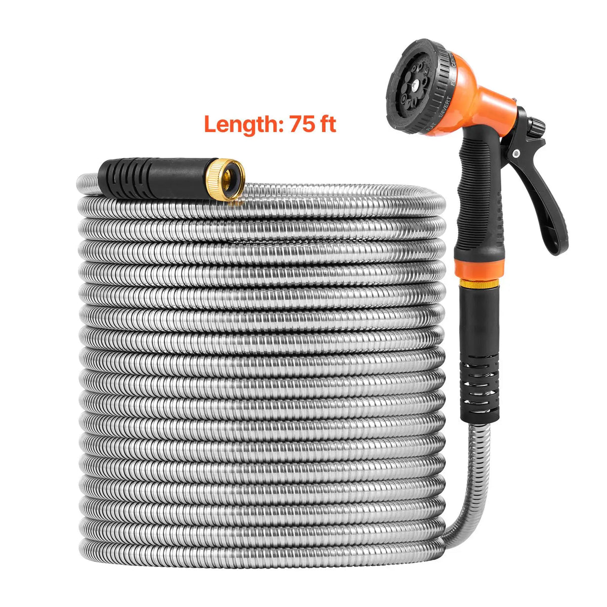 Heavy Duty Metal Garden Hose For Durable Outdoor Yard Watering