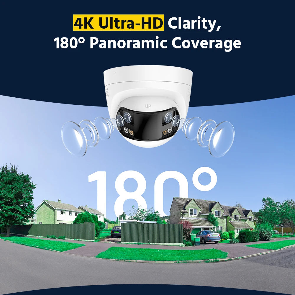Annke FCD800 8MP Panoramic Dual Lens Outdoor POE Security Camera