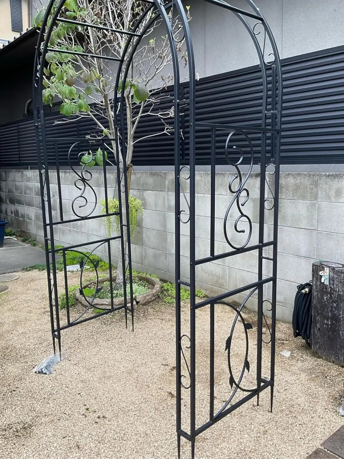 Heavy Duty Metal Garden Arbor Trellis for Climbing Plants