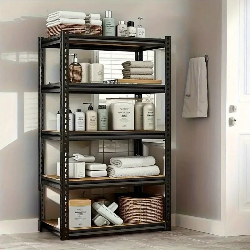 Heavy Duty Metal Garage Storage Rack 5 Tier Shelving