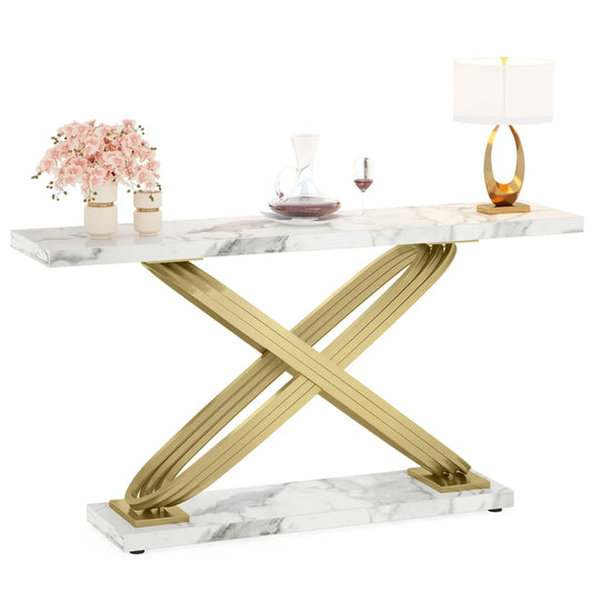 Tribesigns Modern Console Table for Home Entryway Display