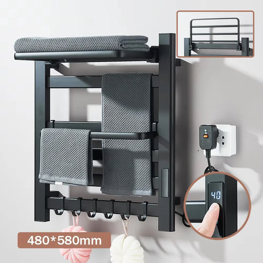 Onyzpily Digital Touch Thermostatic Heated Towel Rack