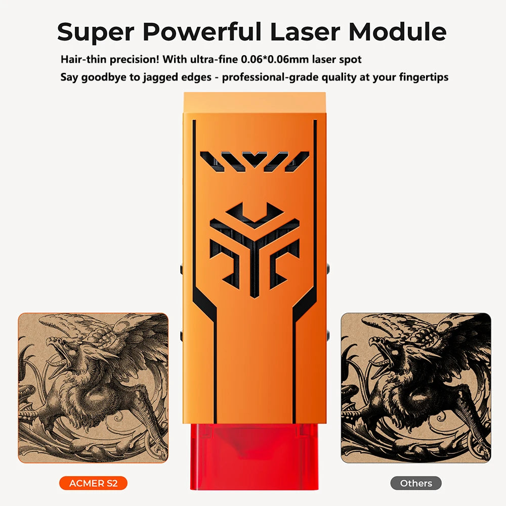 Acmer S2 12W Laser Engraver Upgradable DIY Cutting Machine