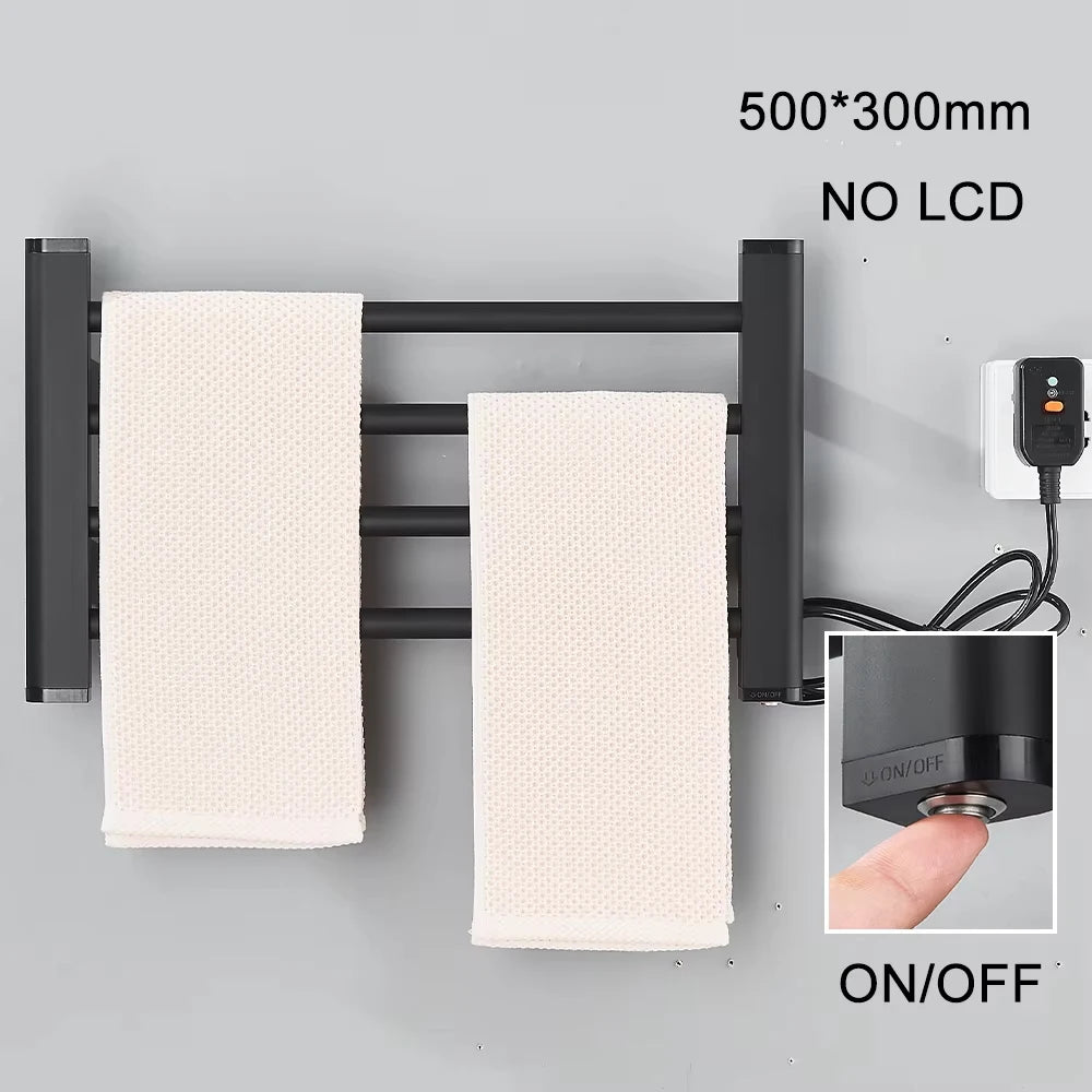 Onyzpily Digital Touch Thermostatic Heated Towel Rack
