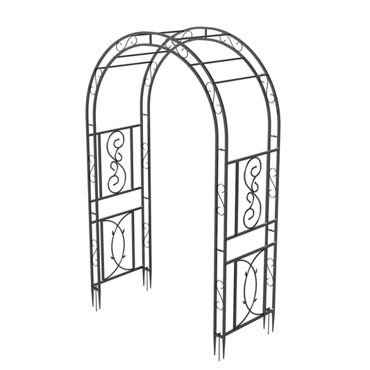 Heavy Duty Metal Garden Arbor Trellis for Climbing Plants