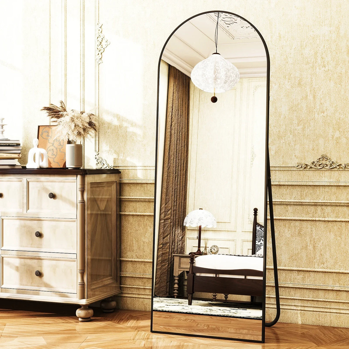 Arched Full Length Mirror For Free Standing Home Decor