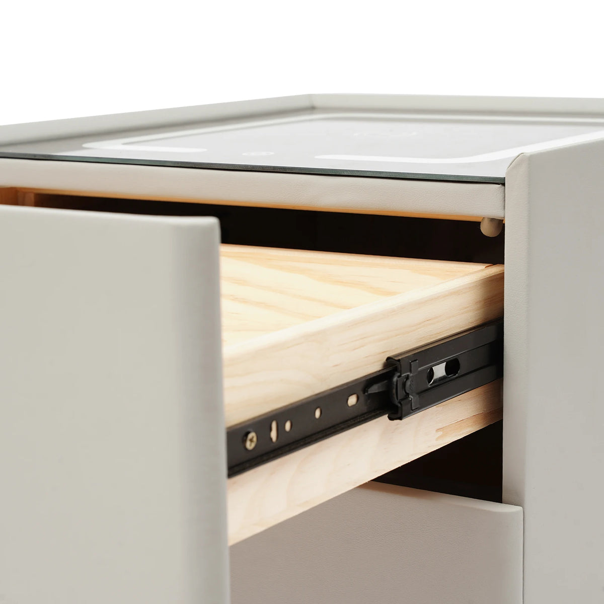Bedside Charging Cabinet With Bluetooth Speaker And Wireless Charging