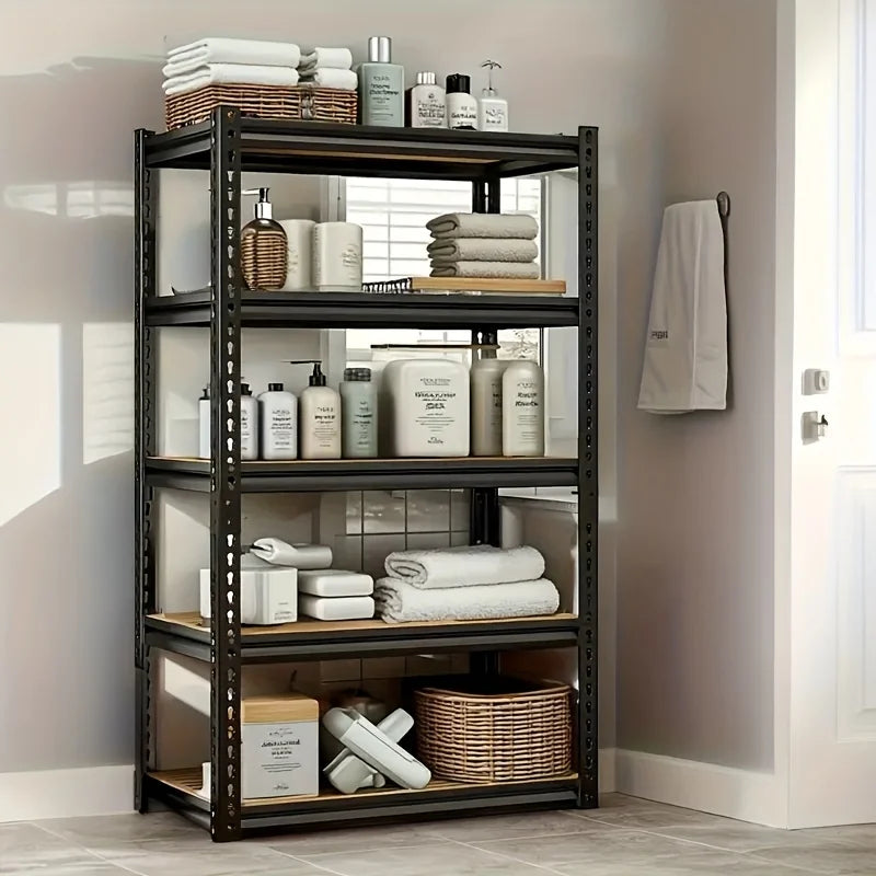 Heavy Duty Metal Garage Storage Rack 5 Tier Shelving