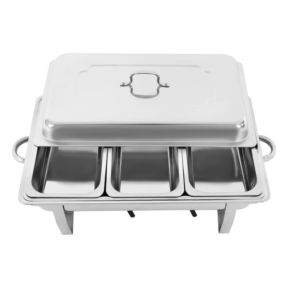 Rectangular Stainless Steel Chafing Dish Buffet Set
