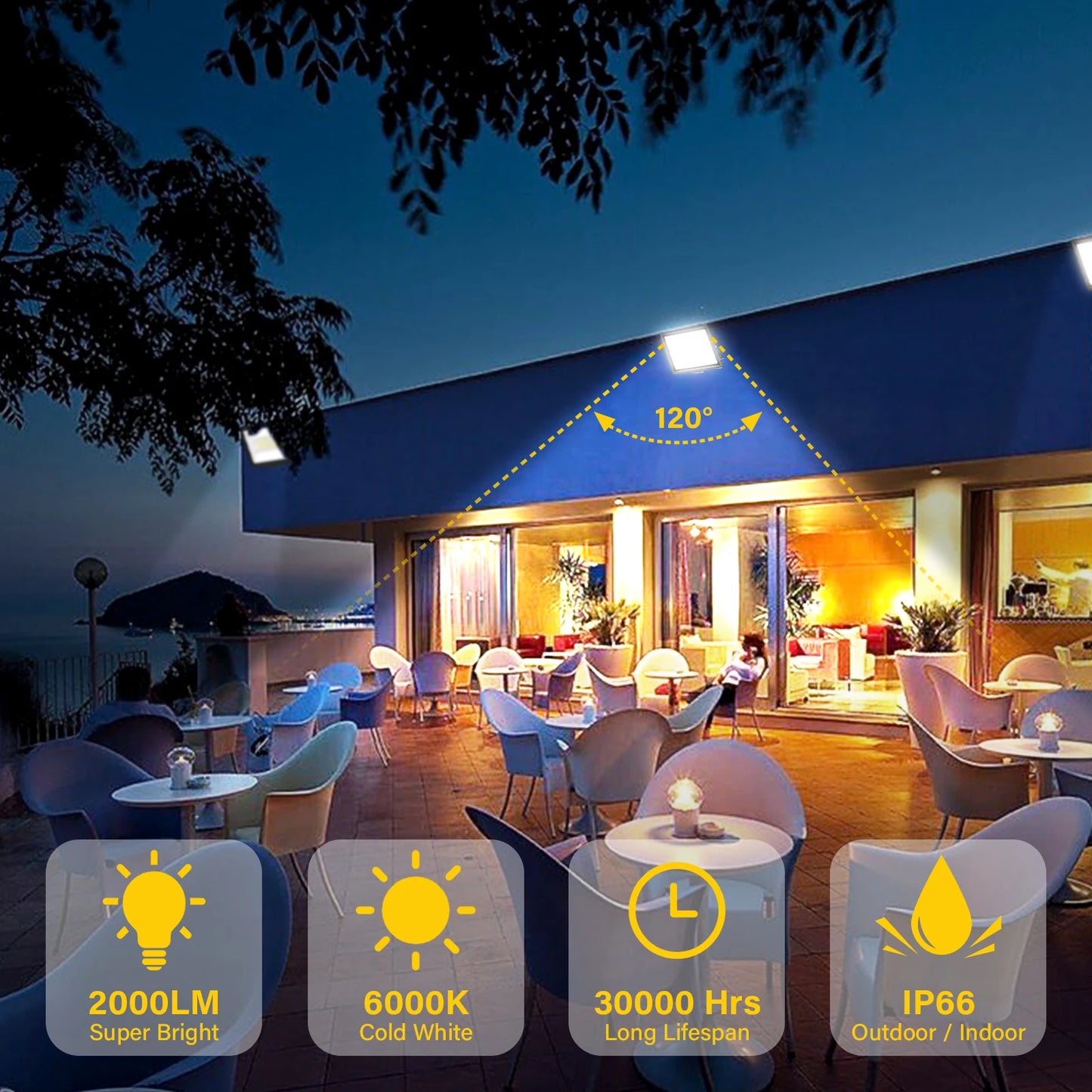 Skyworld Led Flood Light For Outdoor Wall And Garden Use