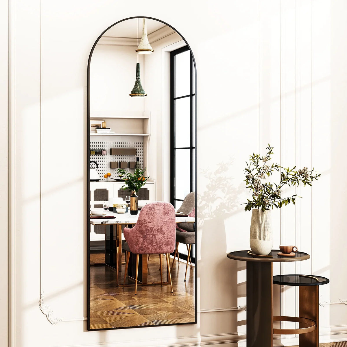 Arched Full Length Mirror For Free Standing Home Decor