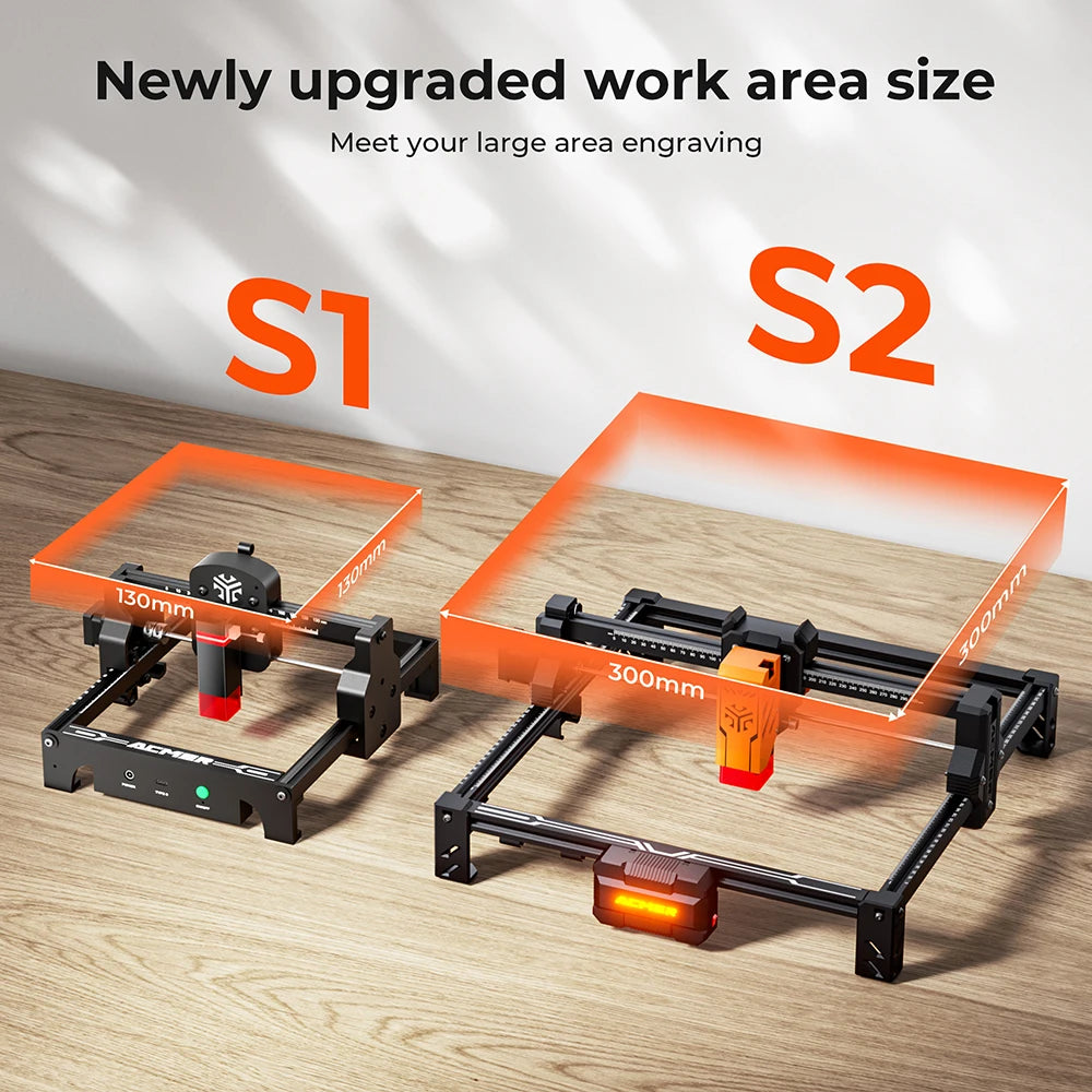 Acmer S2 12W Laser Engraver Upgradable DIY Cutting Machine