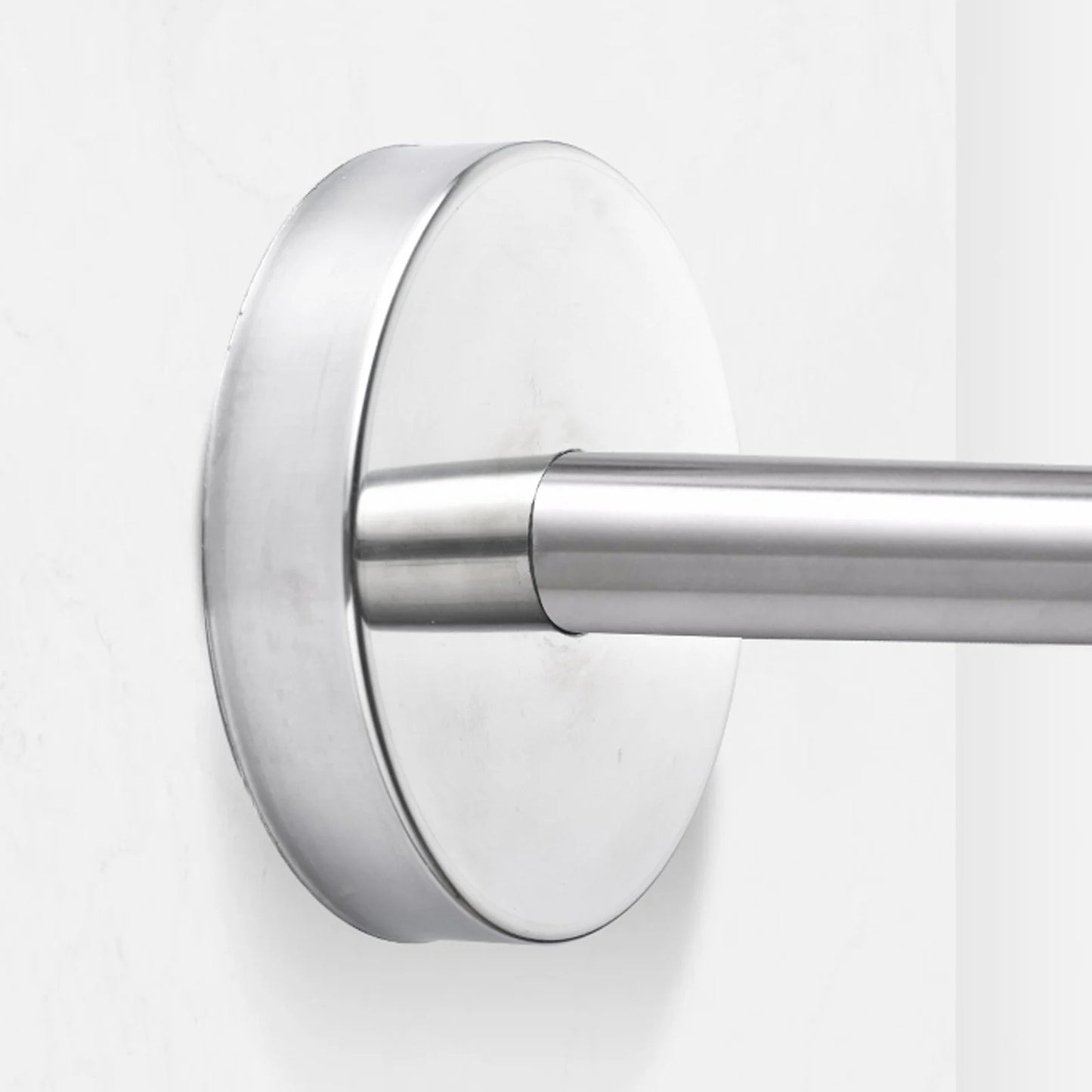 Adjustable Nondrill Stainless Steel Shower Curtain Rod With Liner