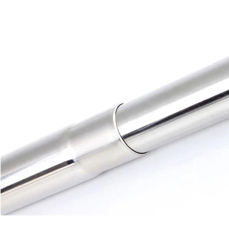 Adjustable Nondrill Stainless Steel Shower Curtain Rod With Liner
